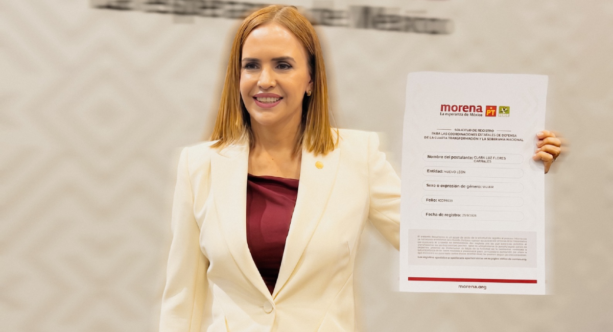 Clara Luz Flores ¿el caballo negro de Morena para Nuevo León en 2027?