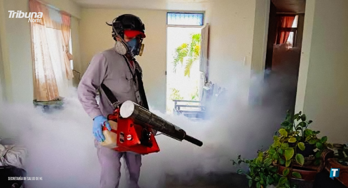 Secretaría de Salud de Nuevo León alista jornada masiva de descacharrización y fumigación contra el dengue ante lluvias