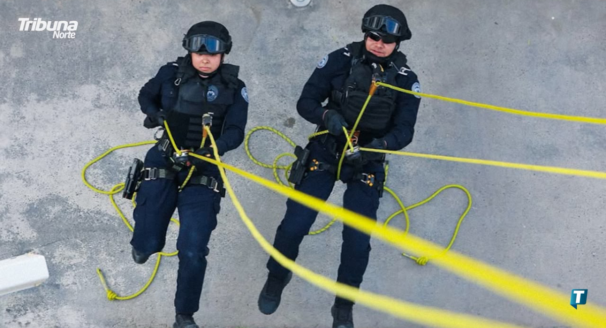 Especializan a la Policía de San Pedro en técnicas de rápel y combate urbano