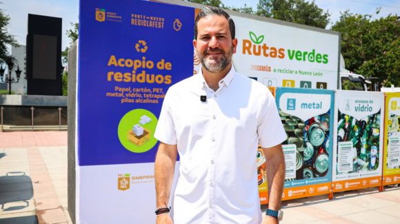 Secretaría de Medio Ambiente lleva ‘ReciclaLeón’ a Monterrey con reciclaje vehicular