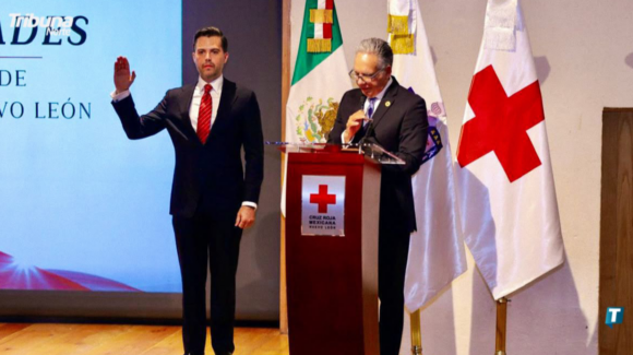 Alfonso Barragán asume como nuevo delegado estatal de la Cruz Roja en Nuevo León
