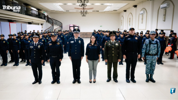 NL: Juárez fortalece su fuerza policial; gradúan 33 cadetes y recertifican a 263 elementos