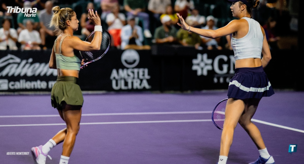Renata Zarazúa y Tang Qianhui se despiden del cuadro de dobles en el Abierto GNP Seguros tras caer ante Danilina y Kato