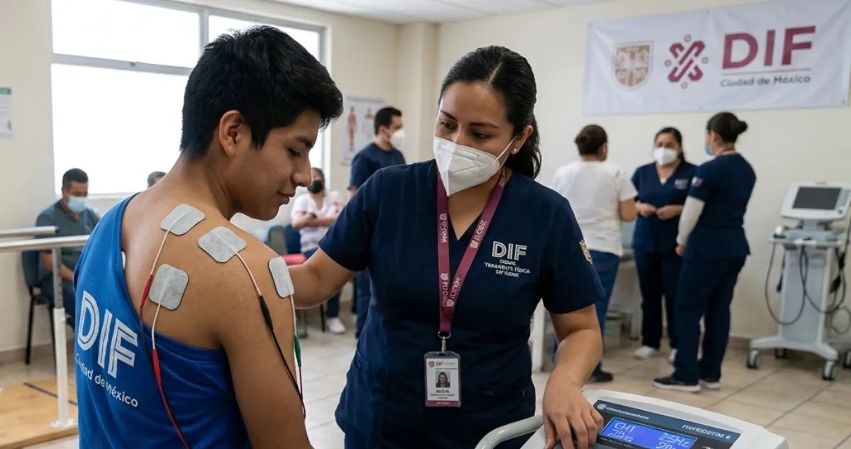 El DIF de la CDMX ofrece terapias físicas y ayuda psicológica sin costo