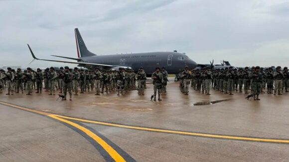 Secretaría de la Defensa Nacional despliega 300 efectivos para reforzar la seguridad en Sinaloa