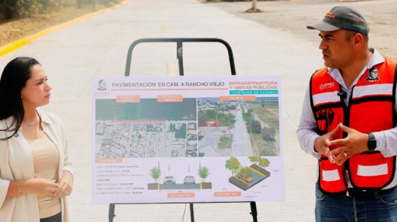 Juárez entrega reconstrucción de Antiguo Camino a Rancho Viejo; mejora la movilidad en NL