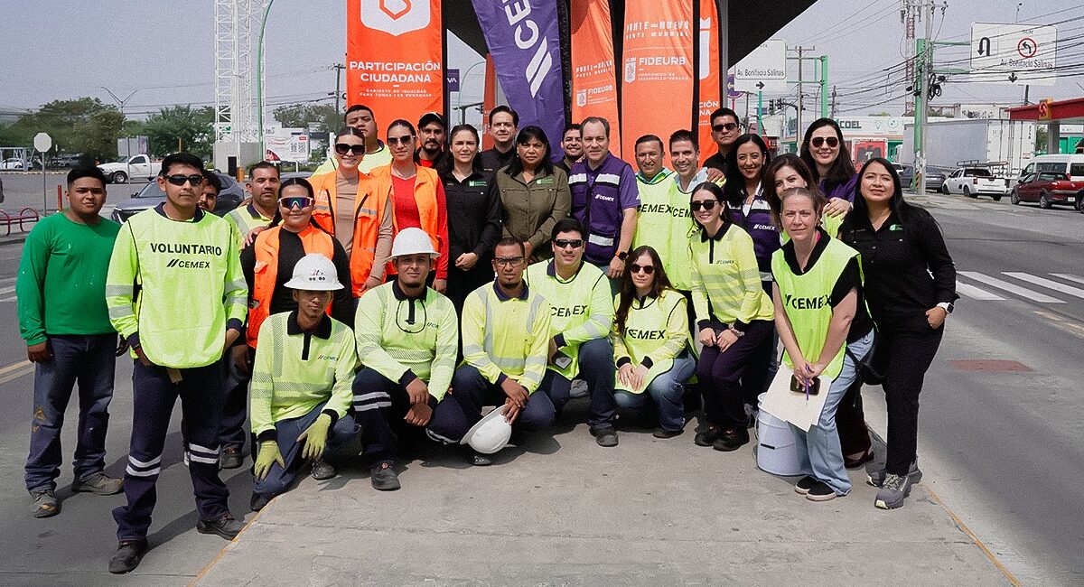 Concluyen Gobierno de NL y CEMEX primera etapa de rehabilitación peatonal en estaciones de la Ecovía