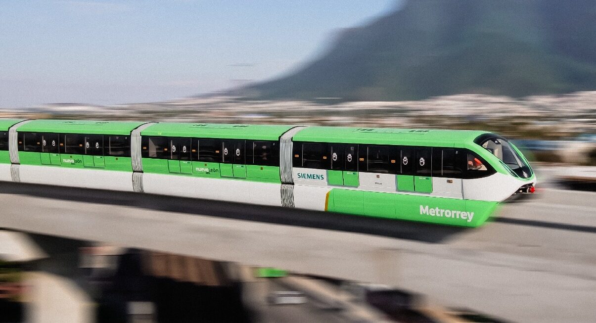 Monorriel de Metrorrey en su fase de prueba