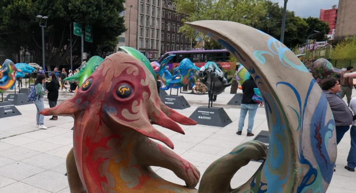 Cien ajolotes gigantes llegan a CDMX: Exposición gratuita en el Centro Histórico