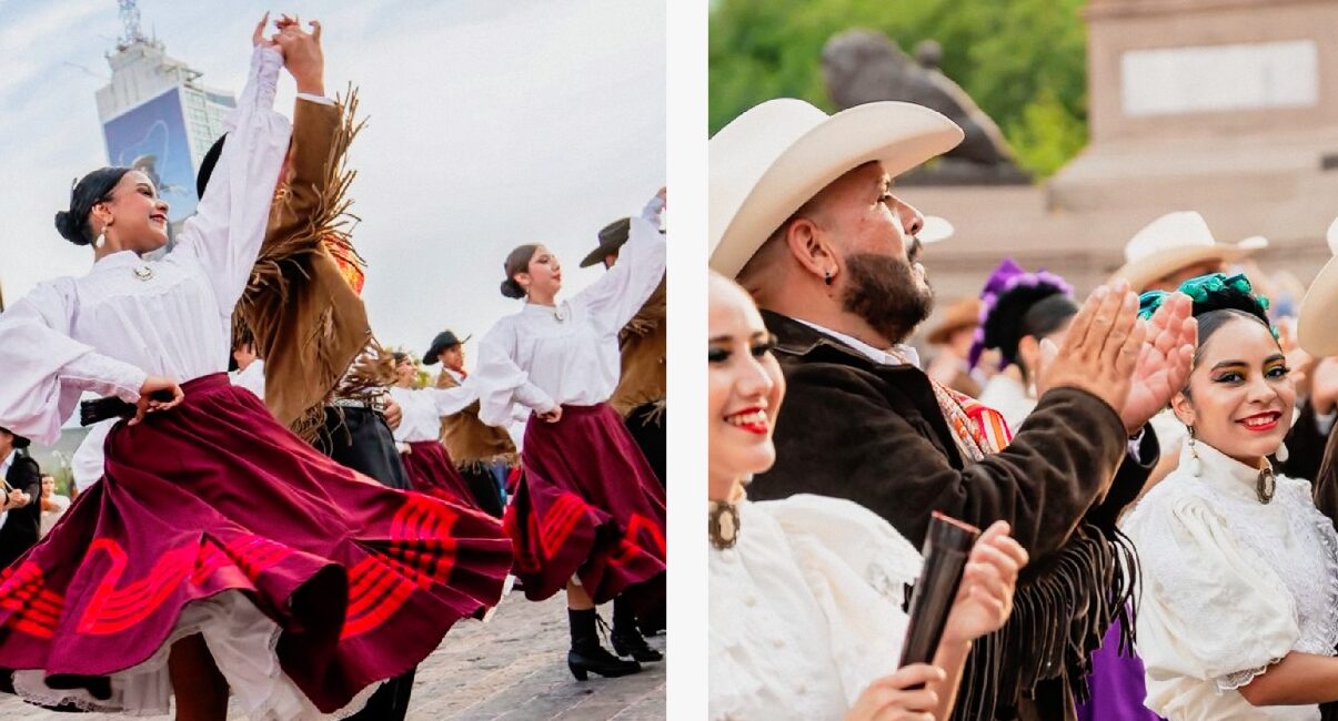 Unen pasos y tradiciones en el cierre masivo del 34 Mitote Folklórico en la Explanada de los Héroes