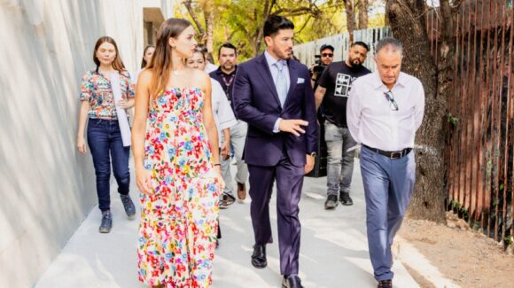 NL: Samuel García y Mariana Rodríguez supervisan construcción del nuevo CITEA