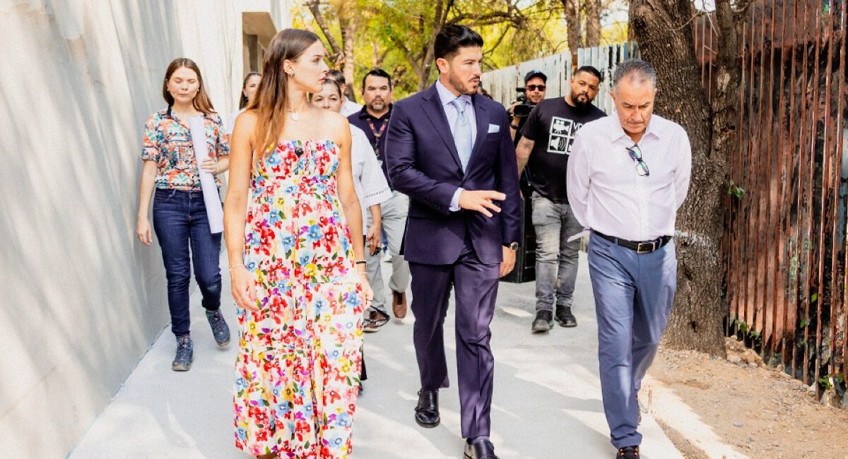 Supervisan Samuel García y Mariana Rodríguez avances en la construcción del nuevo CITEA