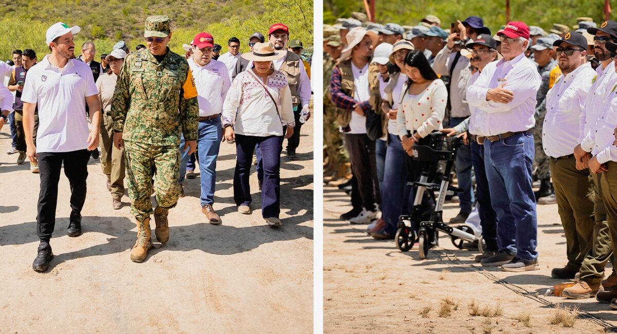 Siembra Nuevo León más de 2 mil 500 plantas en La Huasteca durante la Jornada Nacional de Reforestación