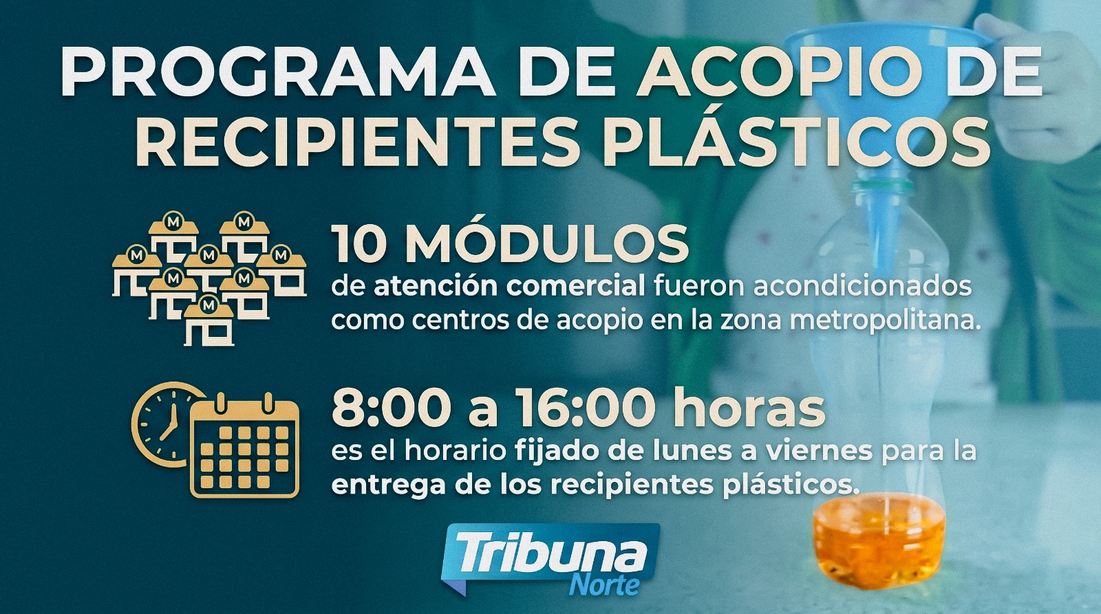 Ponen en marcha estrategia metropolitana para el acopio y reciclaje de aceite vegetal usado