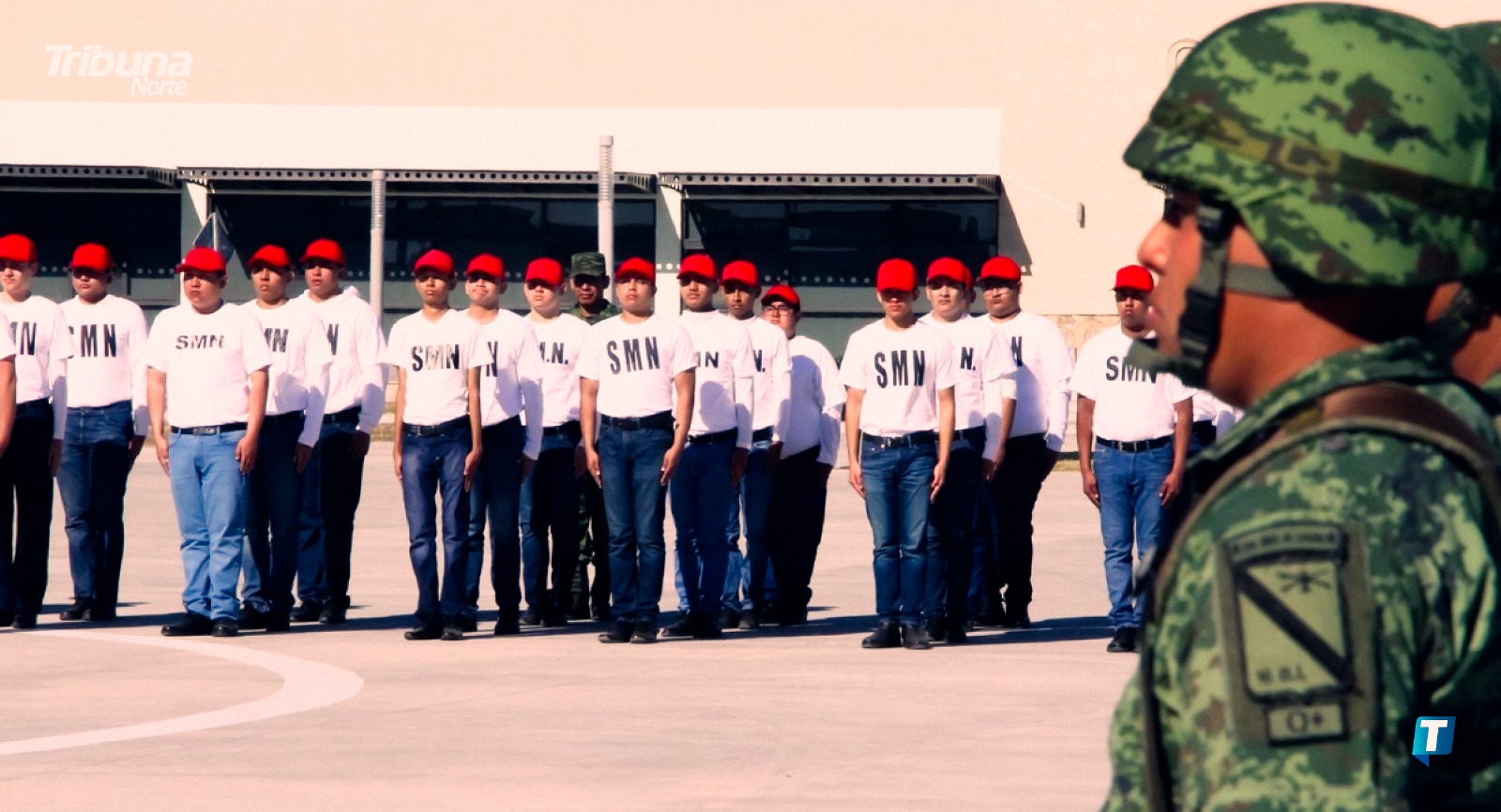 Inician jóvenes conscriptos su formación en el Segundo Escalón 2026 del Servicio Militar Nacional en Apodaca
