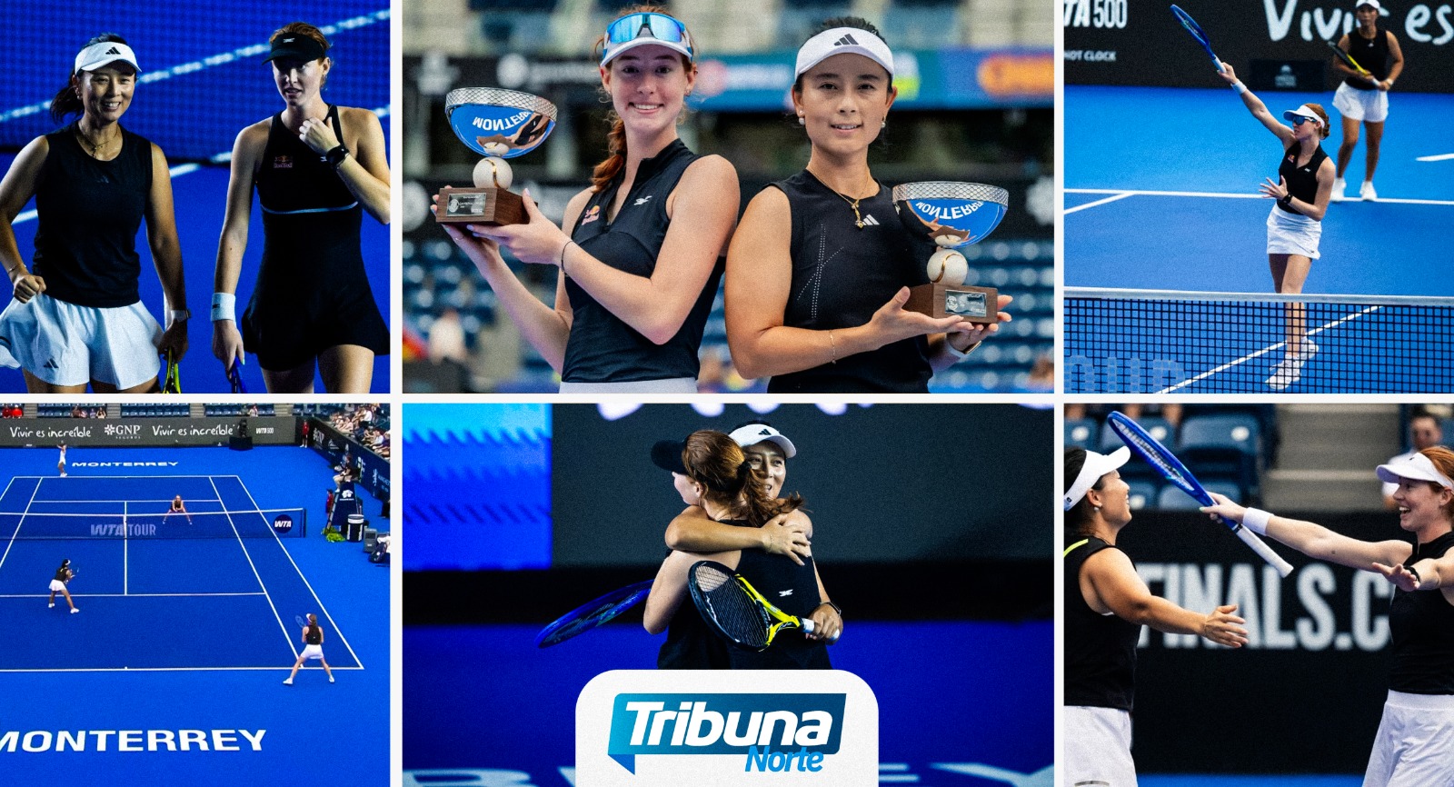 NL: Maya Joint y Yifan Xu se coronan en la modalidad de dobles del Abierto GNP Seguros 2026