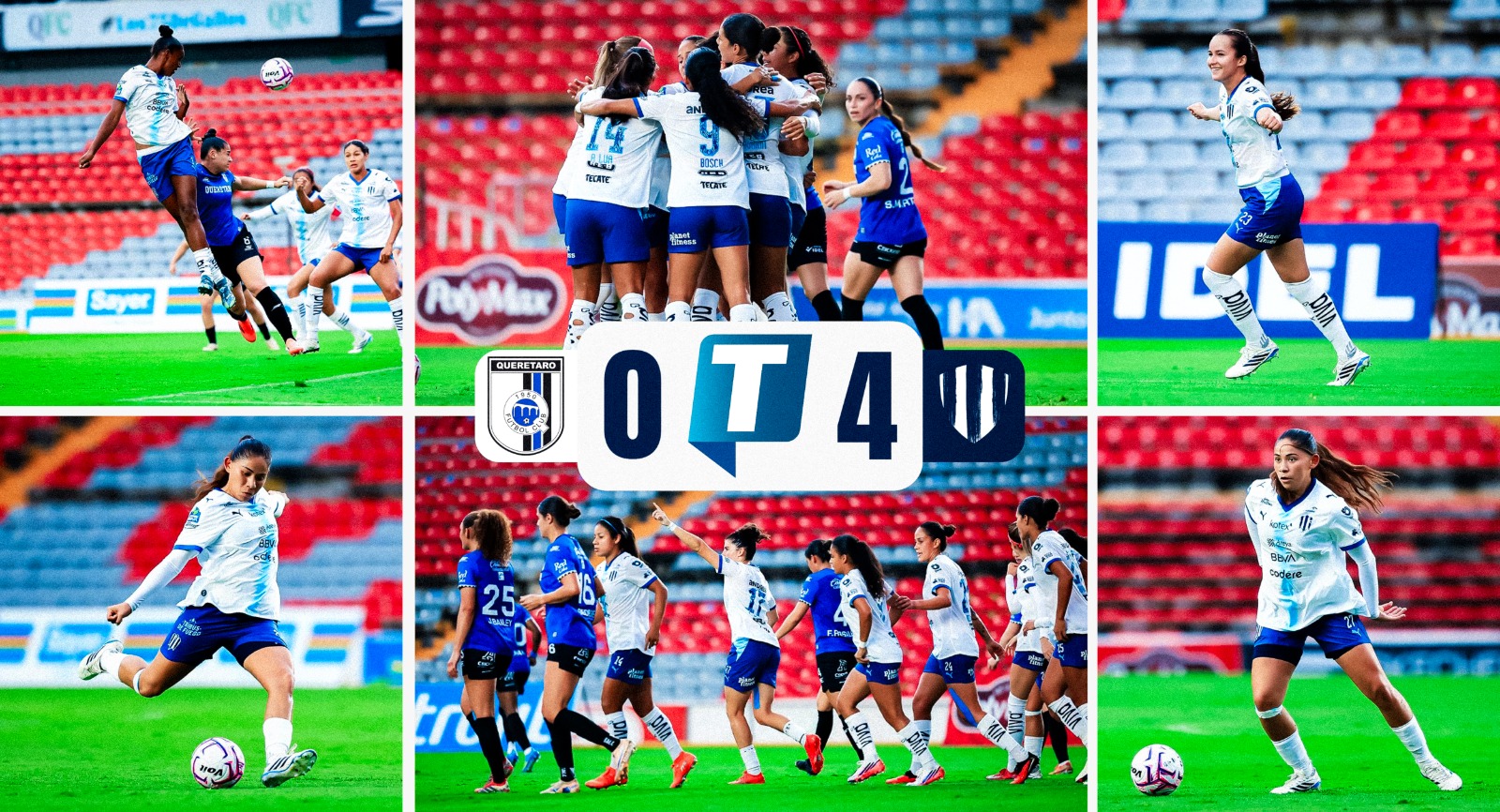 Rayadas golea 4-0 a Querétaro a domicilio y consolida su productividad ofensiva en el Apertura 2026