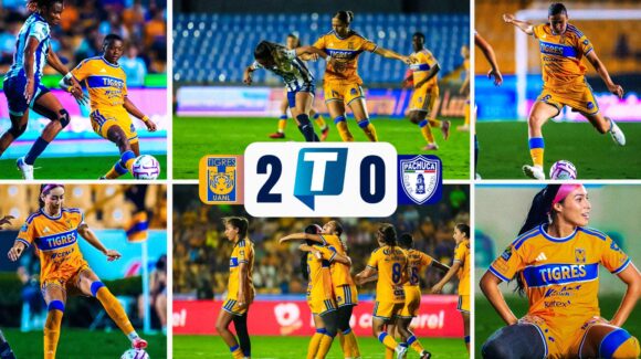 Tigres Femenil derrota 2-0 a Pachuca y extiende su paso perfecto a cinco triunfos consecutivos