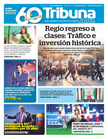 Cubierta de la versión impresa del 30 Ago 2026
