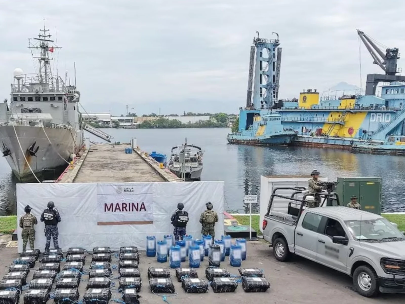 Secretaría de Marina decomisa 4 toneladas de cocaína en Chiapas y Oaxaca