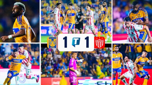 Tigres empata 1-1 ante un complejo Necaxa, deja dudas de cara al Clásico Regio y sobre todo, el Volcán está perdiendo la paciencia