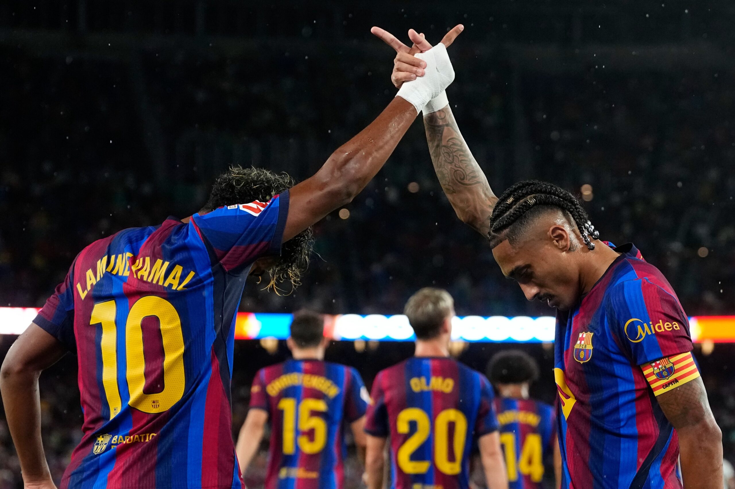 LaLiga: Barcelona desata su poder ofensivo y aplasta 7-2 al Racing en una noche de lluvia y goles