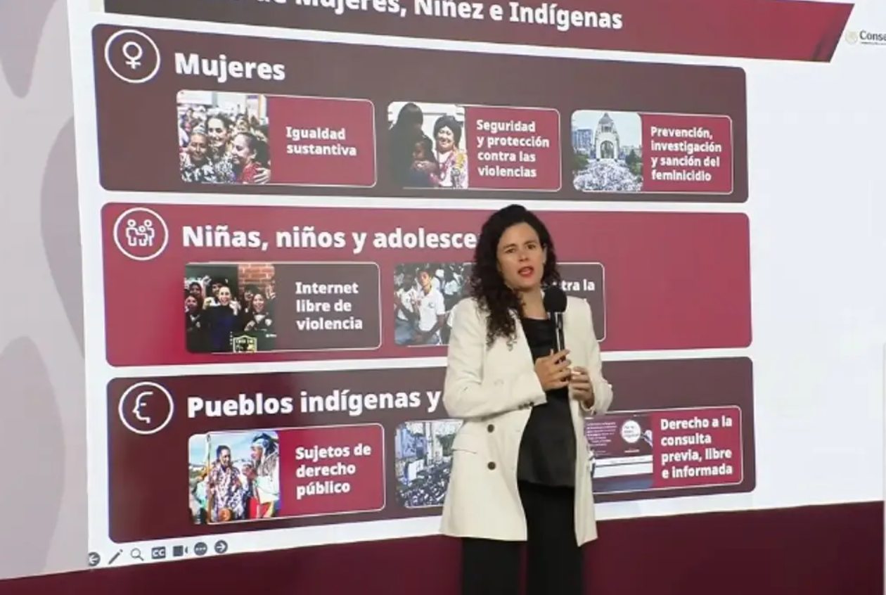 Luisa María Alcalde destaca aprobación de 27 reformas constitucionales y 76 legales en dos años del gobierno de Sheinbaum