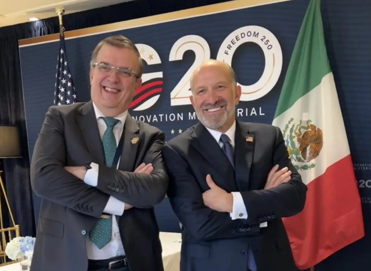 Ebrard se reúne con Howard Lutnick en G20 para abordar temas de tecnología y comercio