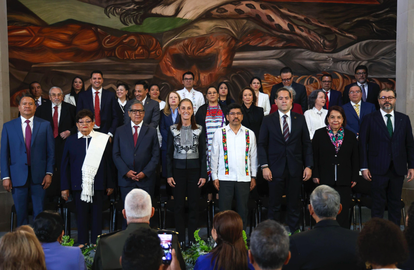 Sheinbaum asiste al primer informe de la Suprema Corte de Justicia de la Nación