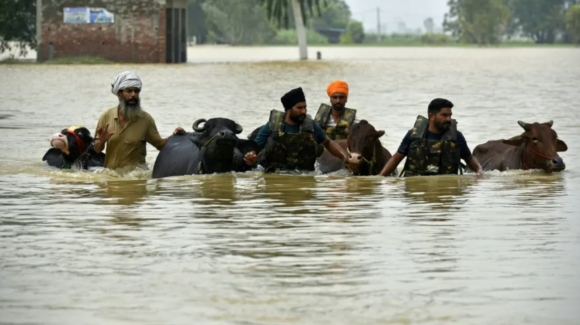 Inundaciones en India afectan a casi cinco millones de personas en Bihar