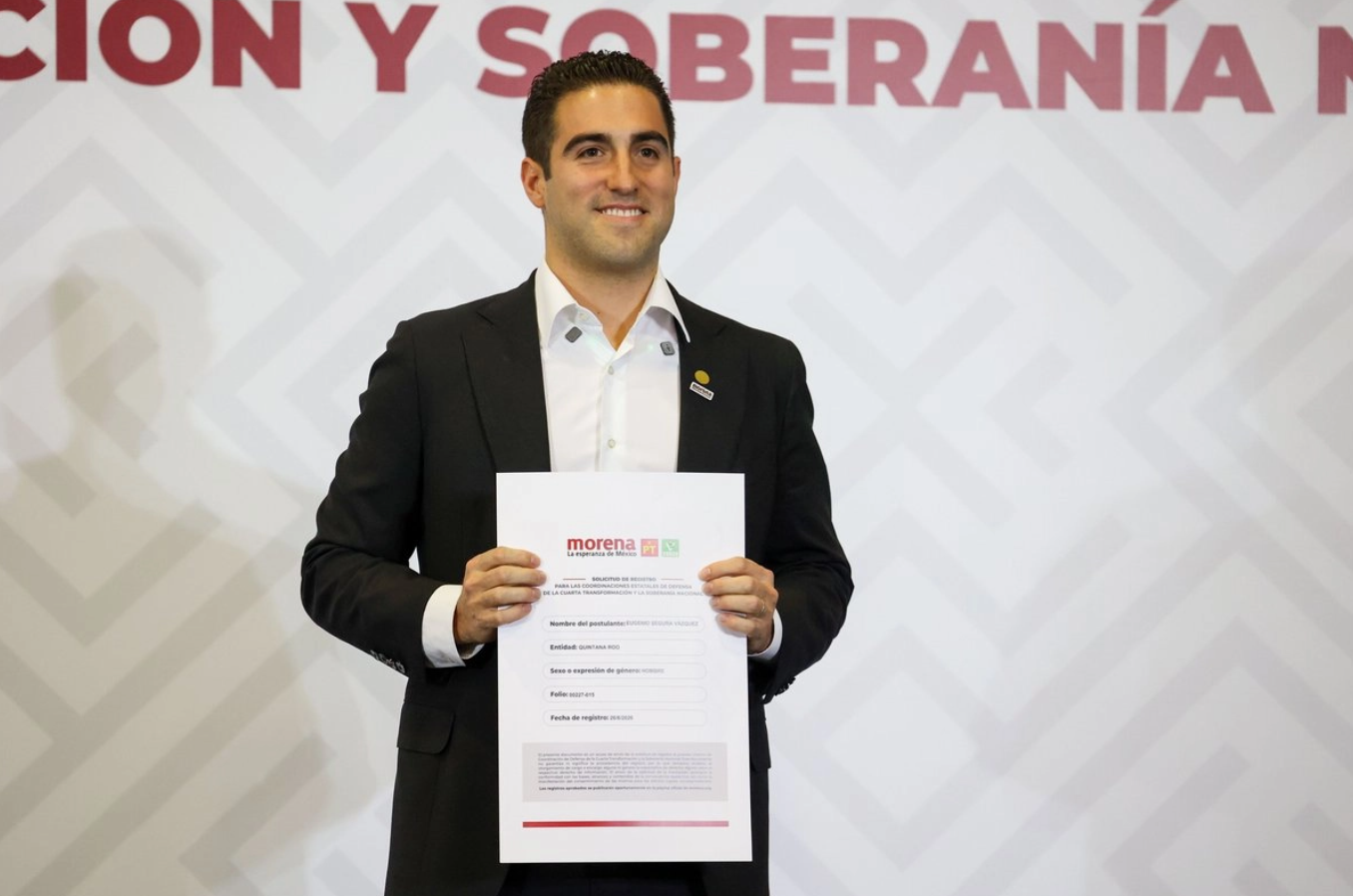 Eugenio ‘Gino’ Segura es designado por Morena como coordinador de la 4T para Quintana Roo