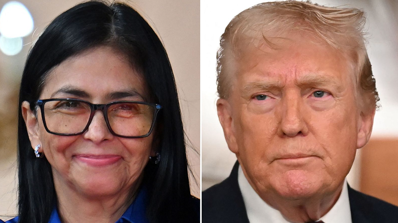 Trump se reunirá con Delcy Rodríguez el martes en Nueva York, anuncia la Casa Blanca