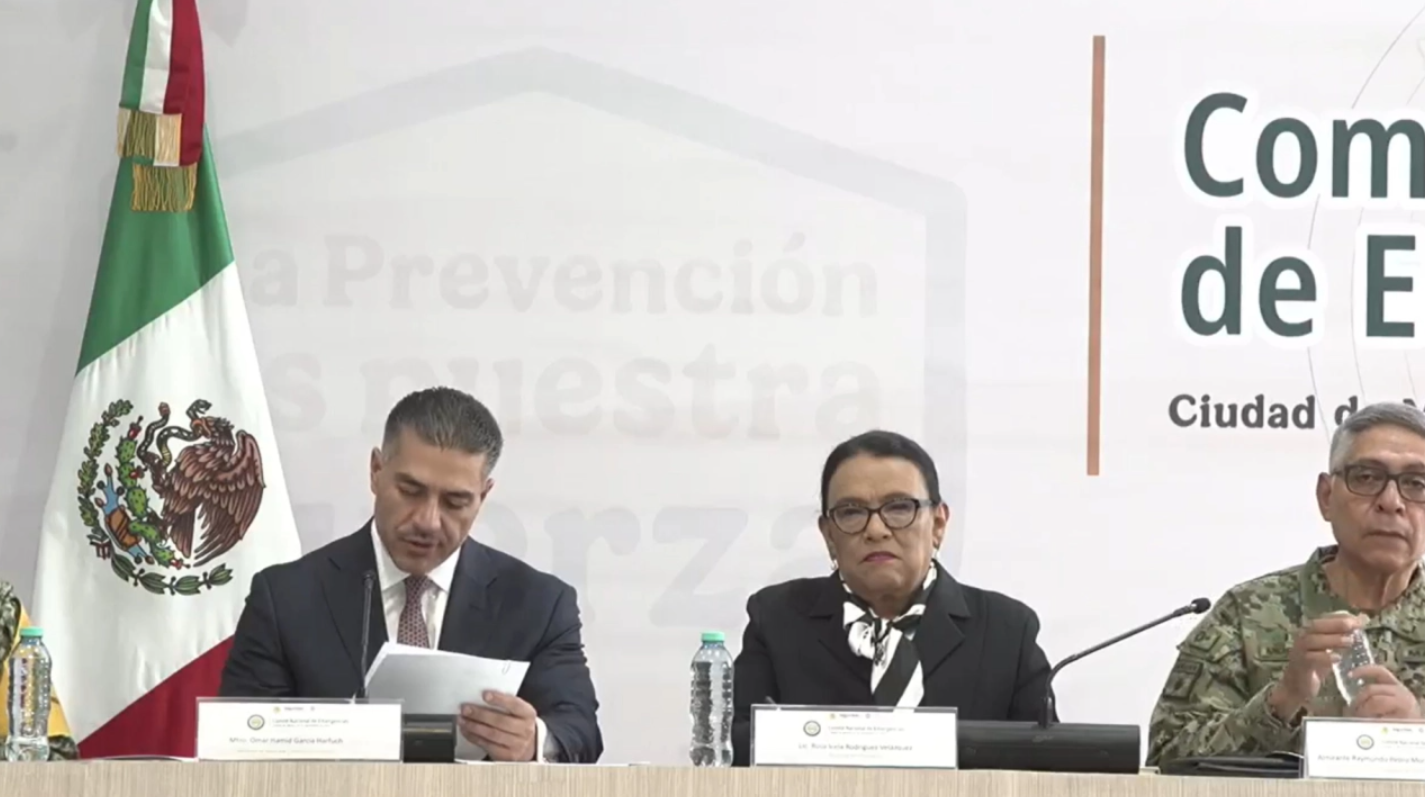 México listo para atender cualquier emergencia con Comité Nacional de Emergencias: Harfuch