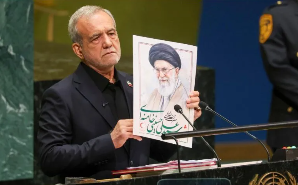 Presidente de Irán, Masoud Pezeshkian, acusó a Estados Unidos e Israel de terrorismo ante la ONU