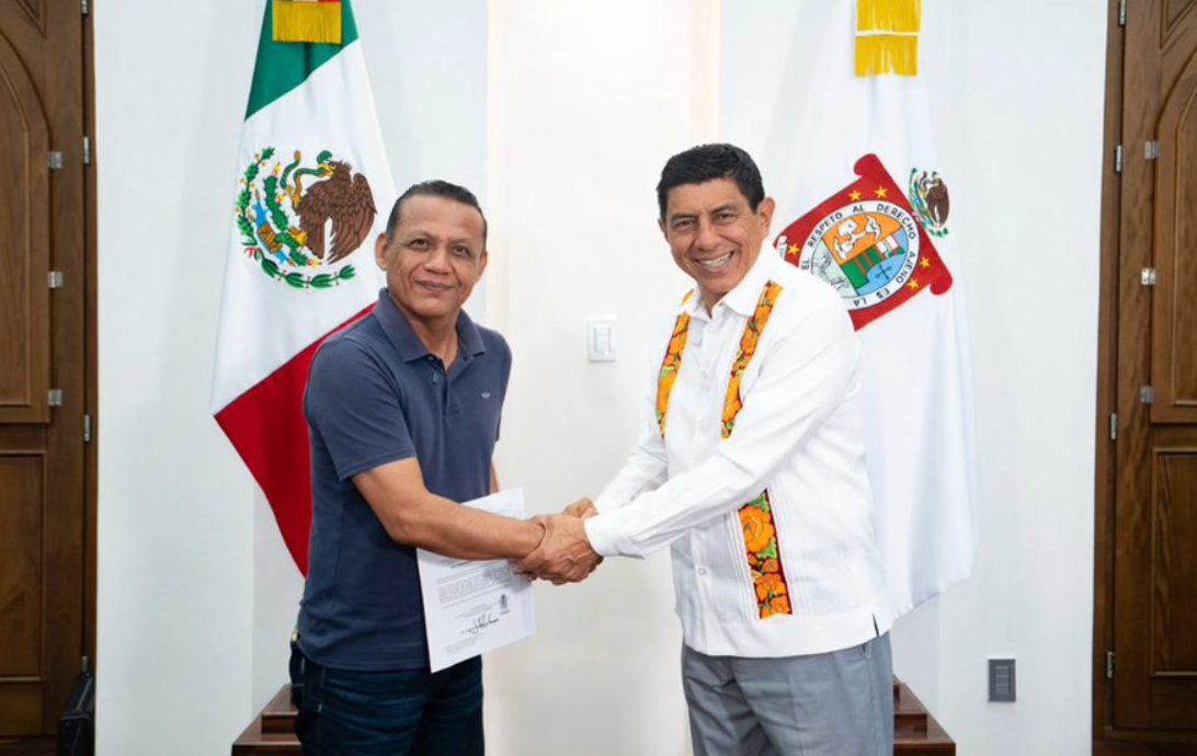 Gobernador de Oaxaca designa a Francisco Vásquez comisionado en Juchitán tras desaparición del Ayuntamiento