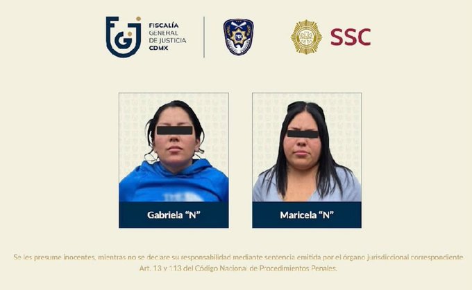 Vinculan a proceso a dos mujeres por narcomenudeo en la alcaldía Cuauhtémoc de la CDMX