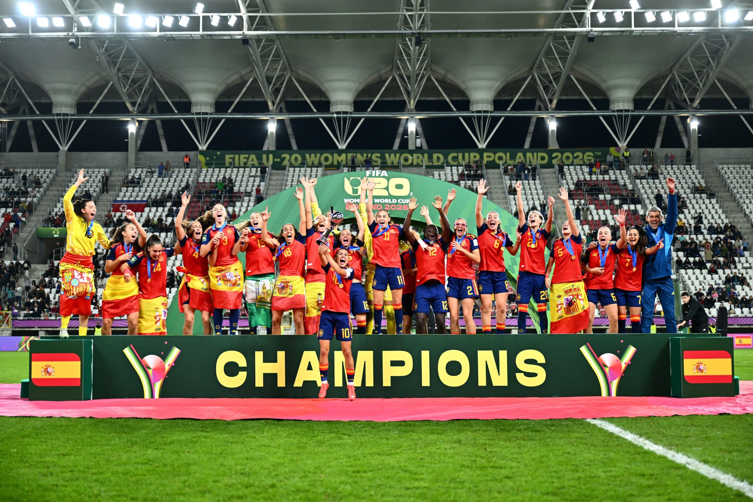 España vence a Corea del Norte en penales y es bicampeona del mundo sub-20 femenil