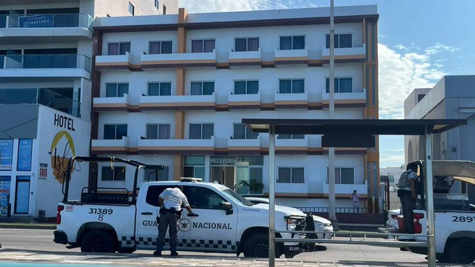 Asesinan a agente de Guardia Nacional dentro de hotel en el malecón de Mazatlán, Sinaloa