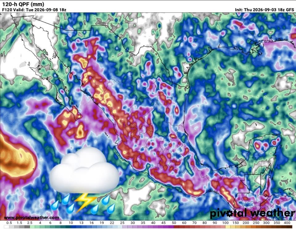 Huracán Marie se intensifica a categoría 2 y mantiene vigilancia sobre costas del Pacífico