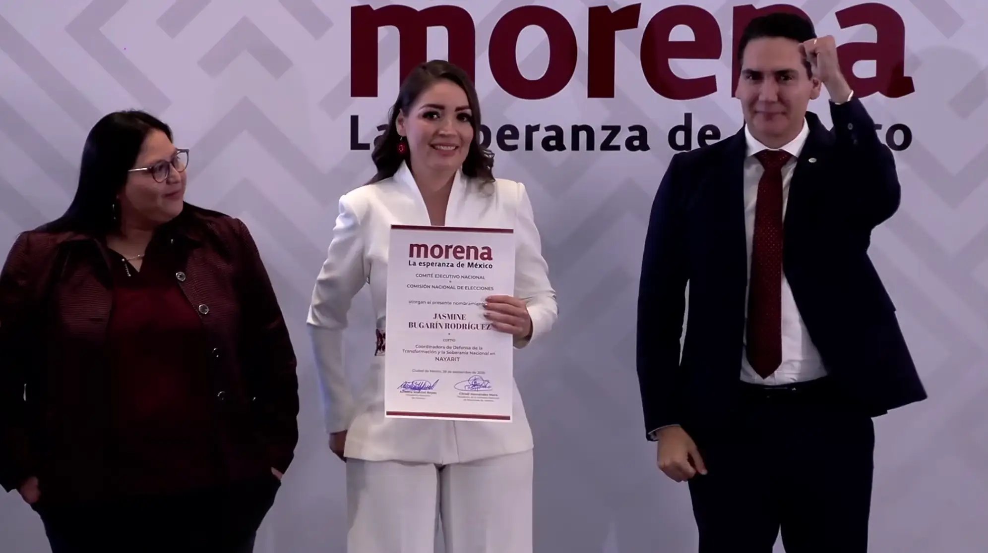 Jasmine Bugarín es elegida coordinadora de Morena en Nayarit rumbo a 2027