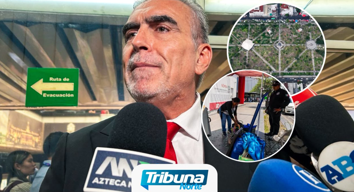 El secretario del Ayuntamiento, César Garza, informó sobre el retiro kioscos abandonados en la Alameda tras acuerdo con comerciantes