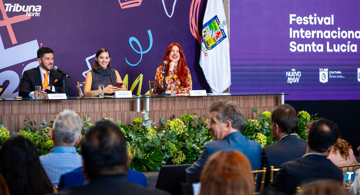 Presentan la programación oficial del Festival Santa Lucía en Nuevo León