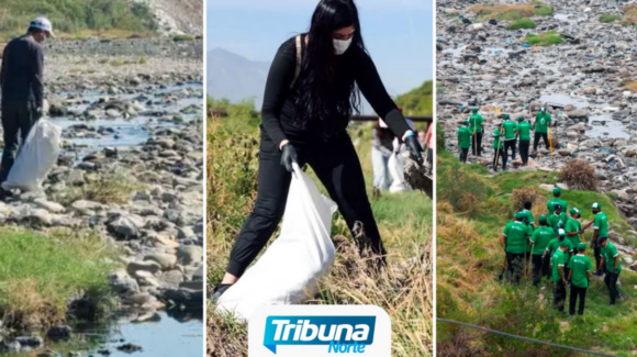 NL: Conagua sanea Río Pesquería durante ‘Jornada Nacional de Limpieza de Ríos’