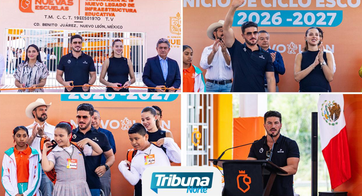 Inicia el ciclo escolar 2026-2027 en Nuevo León con el anuncio de 42 nuevos planteles educativos