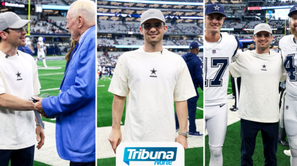 Pato O’Ward presencia el duelo entre Cowboys y Commanders en Arlington