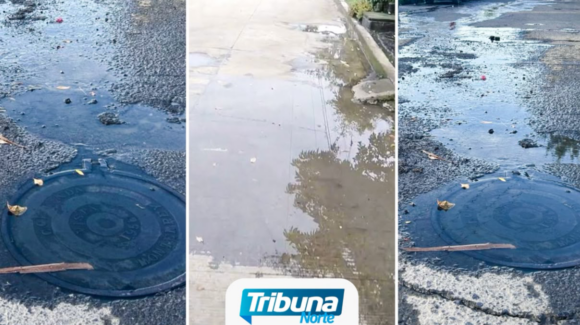 Colapso de drenaje en Linda Vista cumple un mes; vecinos alertan por foco de infección