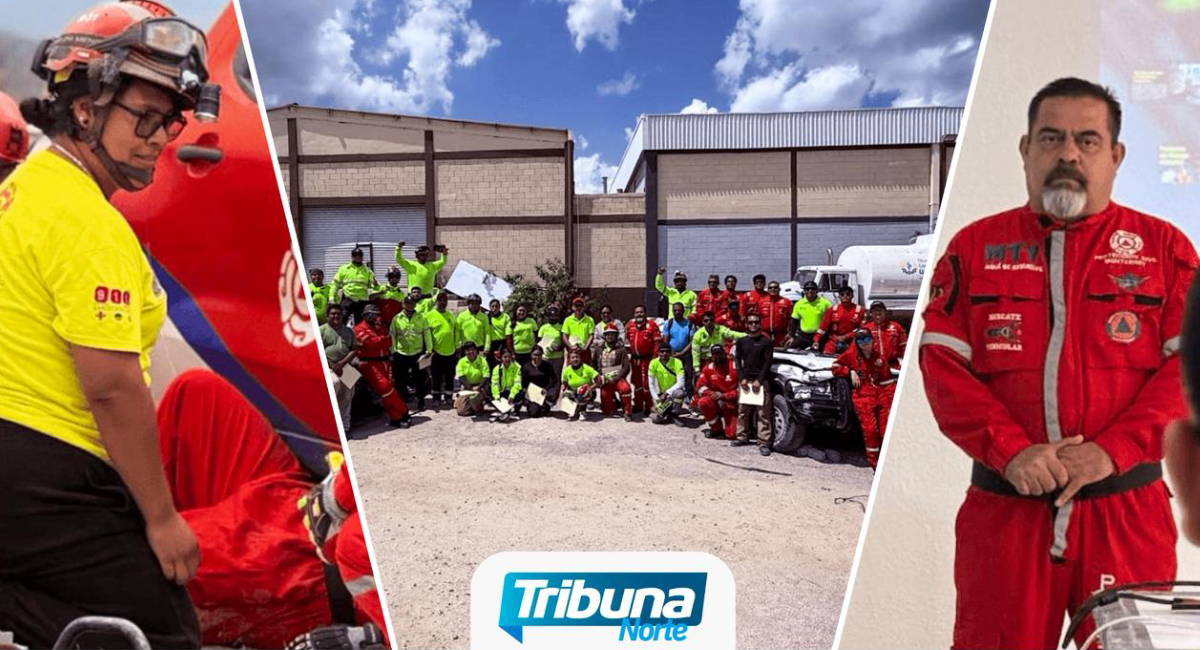 Protección Civil de Monterrey imparte curso de rescate vehicular y atención prehospitalaria en Galeana