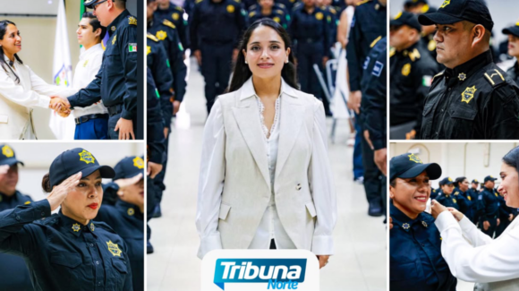 NL: 30 oficiales de Seguridad de Juárez ascienden en el marco del Día del Policía