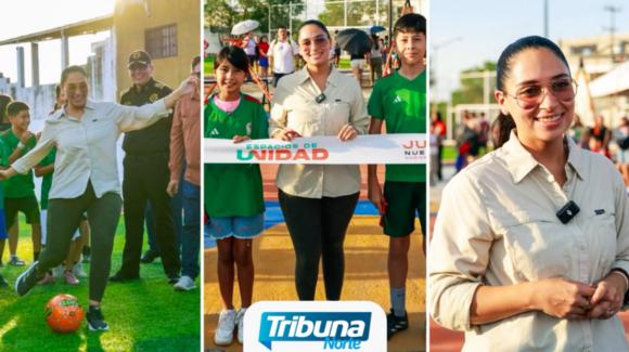 NL: Juárez transforma cancha de terracería en complejo deportivo en Valle de Vaquerías