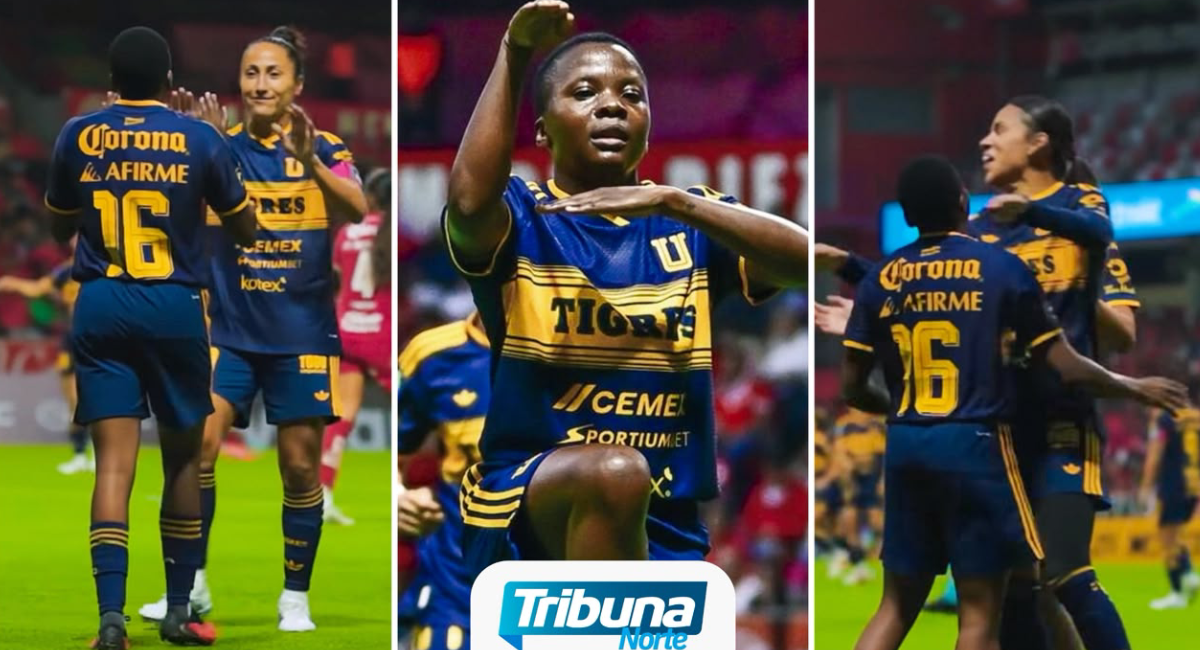 Tigres Femenil golea a Toluca con póker de Thembi Kgatlana